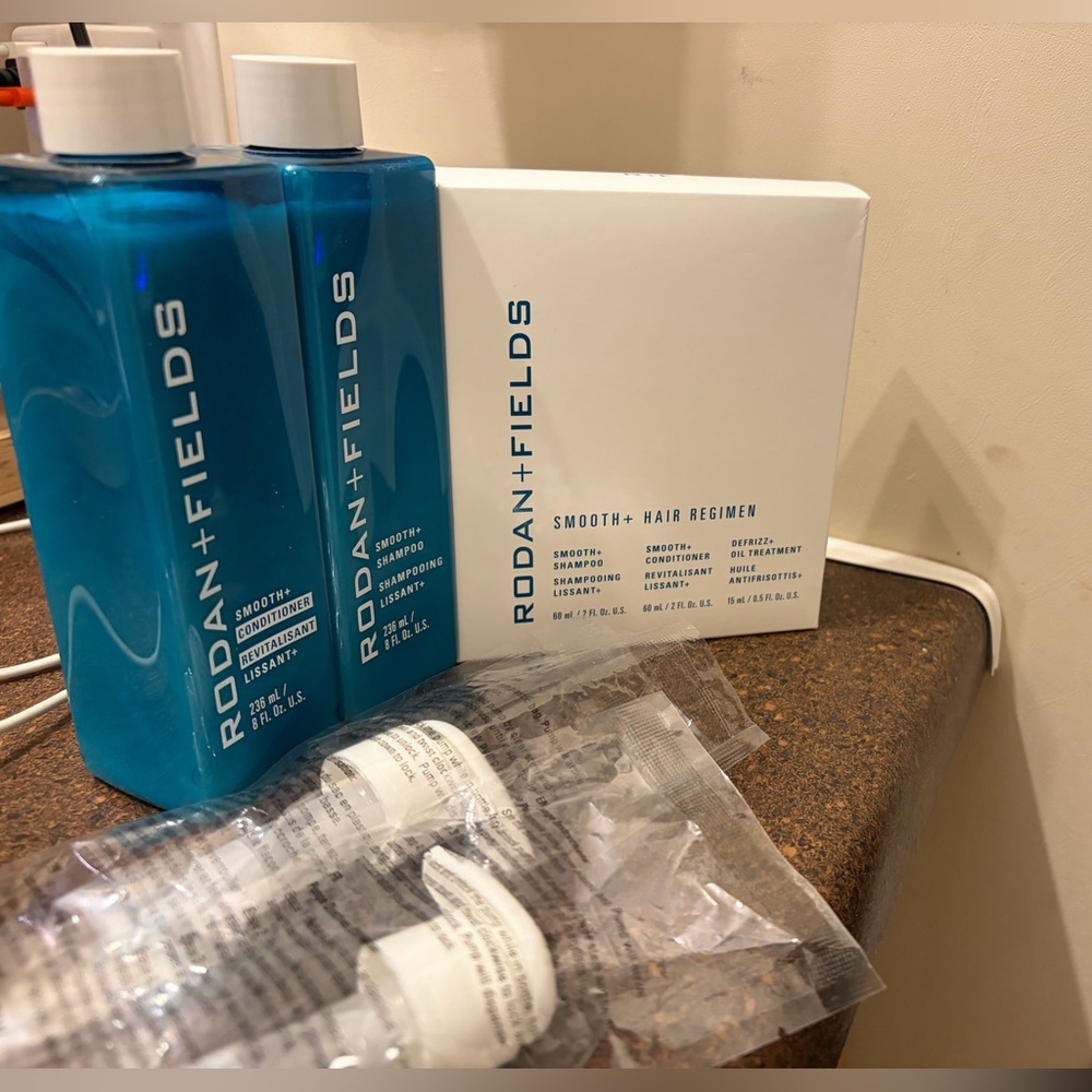 NIB Rodan smooth hair regimen and travel set